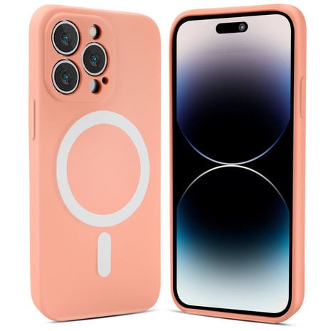 ShieldCase® ShieldCase iPhone 12 Pro Magsafe hoesje siliconen zijde (roze) ShieldCase® ShieldCase iPhone 12 Pro Magsafe hoesje siliconen zijde (roze)