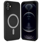 ShieldCase® ShieldCase iPhone 11 Magsafe hoesje siliconen zijde (zwart)