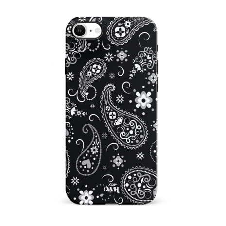 xoxo Wildhearts xoxo Wildhearts Paisley Dawn Black - iPhone 7/8 SE hoesje xoxo Wildhearts xoxo Wildhearts Paisley Dawn Black - iPhone 7/8 SE hoesje