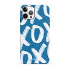 xoxo Wildhearts xoxo Wildhearts Can't Talk Now Blue - iPhone 12 Pro hoesje