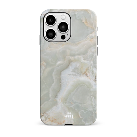 xoxo Wildhearts xoxo Wildhearts Marble Green Illusion - iPhone 14 Pro hoesje xoxo Wildhearts xoxo Wildhearts Marble Green Illusion - iPhone 14 Pro hoesje