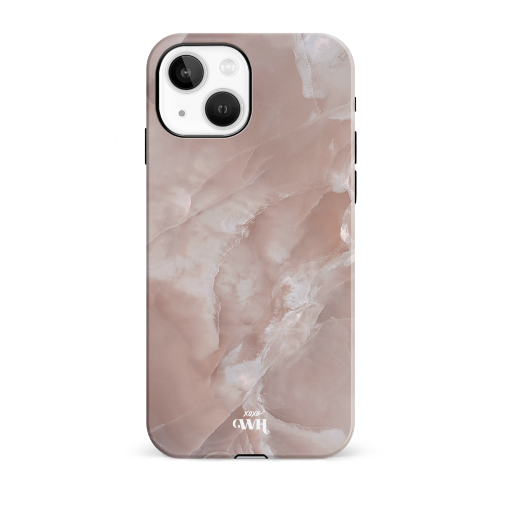 xoxo Wildhearts xoxo Wildhearts Marble Brown Sugar - iPhone 14 Plus hoesje xoxo Wildhearts xoxo Wildhearts Marble Brown Sugar - iPhone 14 Plus hoesje
