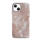 xoxo Wildhearts xoxo Wildhearts Marble Brown Sugar - iPhone 14 Plus hoesje