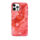 xoxo Wildhearts xoxo Wildhearts Marble Red Lips - iPhone 12 Pro Max hoesje