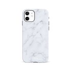 xoxo Wildhearts xoxo Wildhearts Marble White Lies - iPhone 12 hoesje