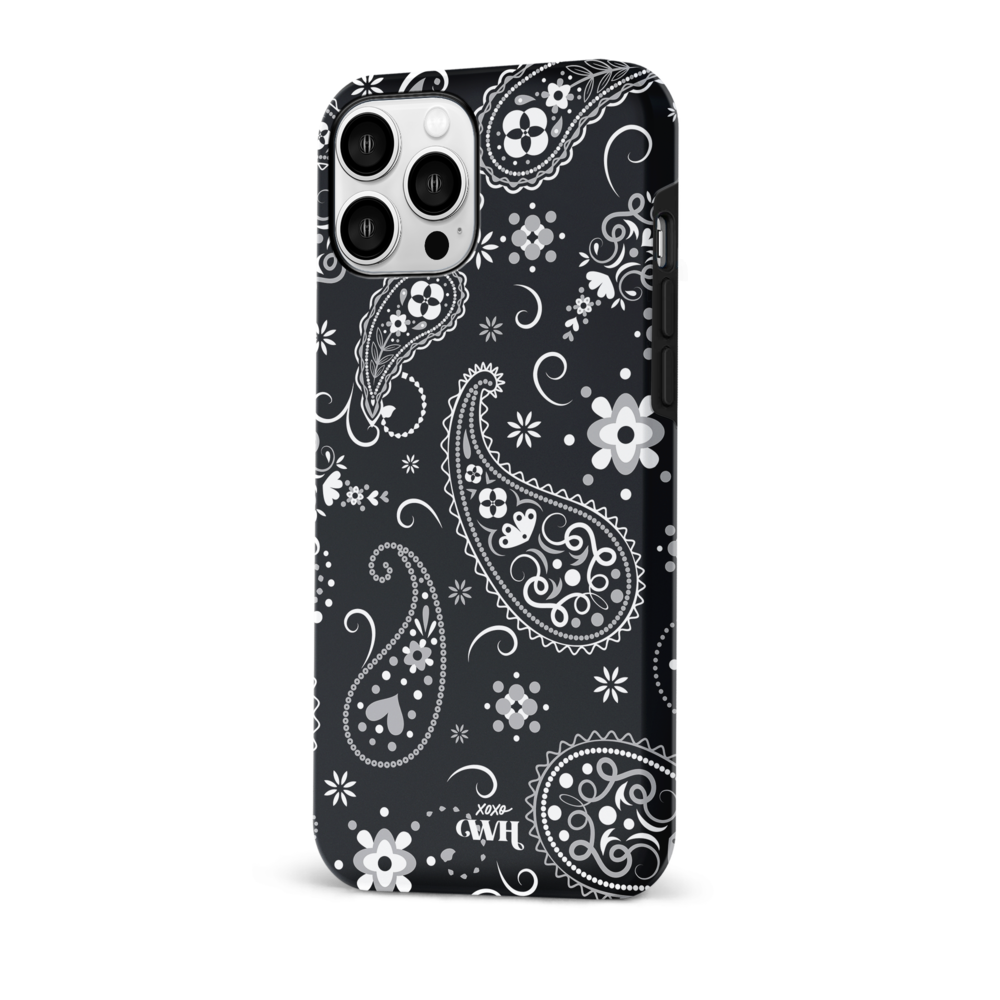 xoxo Wildhearts xoxo Wildhearts Paisley Dawn Black - iPhone 13 Pro hoesje xoxo Wildhearts xoxo Wildhearts Paisley Dawn Black - iPhone 13 Pro hoesje