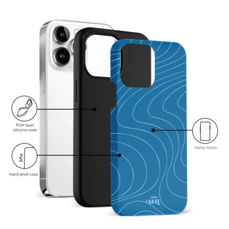 xoxo Wildhearts xoxo Wildhearts Catching Flights Blue - iPhone 13 Pro Max hoesje xoxo Wildhearts xoxo Wildhearts Catching Flights Blue - iPhone 13 Pro Max hoesje