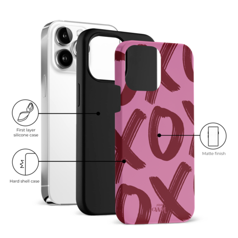 xoxo Wildhearts xoxo Wildhearts Can't Talk Now Pink - iPhone 13 Pro hoesje xoxo Wildhearts xoxo Wildhearts Can't Talk Now Pink - iPhone 13 Pro hoesje