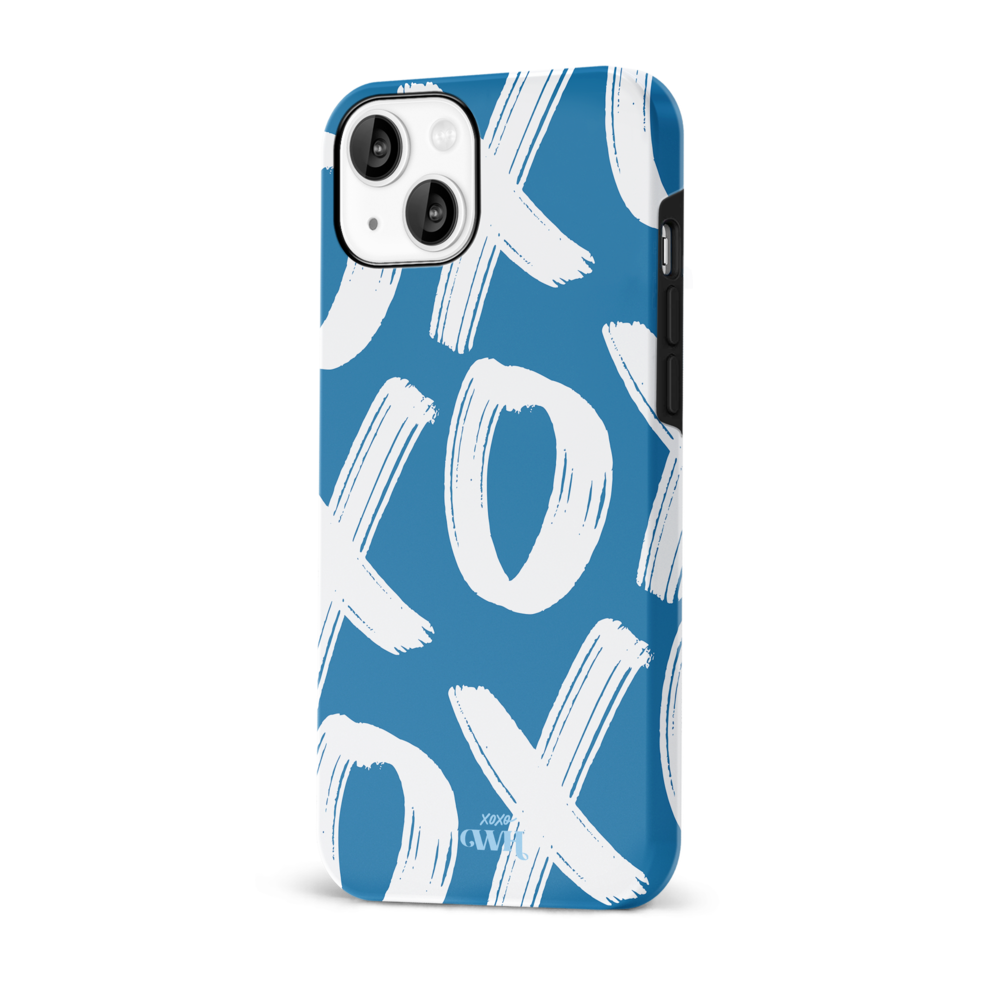 xoxo Wildhearts xoxo Wildhearts Can't Talk Now Blue - iPhone 13 hoesje xoxo Wildhearts xoxo Wildhearts Can't Talk Now Blue - iPhone 13 hoesje