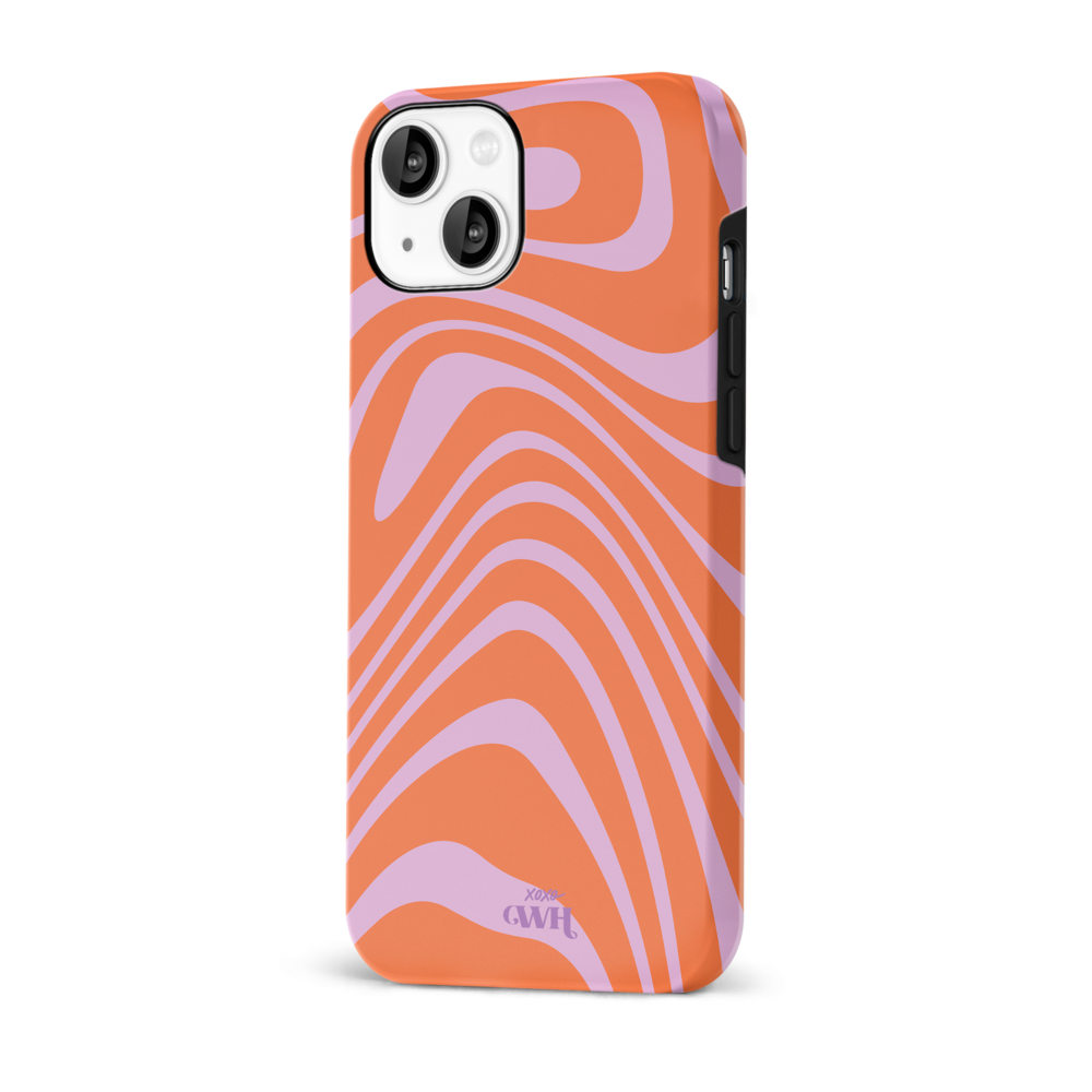 xoxo Wildhearts xoxo Wildhearts Boogie Wonderland Orange - iPhone 13 mini hoesje