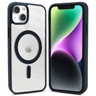 Coverzs Coverzs iPhone 14 hoesje Magsafe mat (donkerblauw)