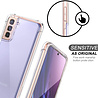 Ceezs Ceezs Samsung Galaxy S21 FE TPU hoesje shockproof / schokbestendig transparant Ceezs Ceezs Samsung Galaxy S21 FE TPU hoesje shockproof / schokbestendig transparant