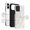 xoxo Wildhearts xoxo Wildhearts Marble Off Whites - iPhone 14 Pro Max hoesje xoxo Wildhearts xoxo Wildhearts Marble Off Whites - iPhone 14 Pro Max hoesje
