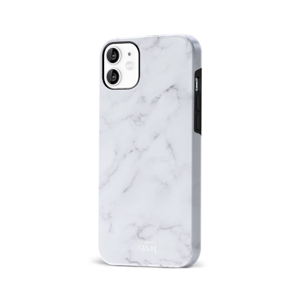xoxo Wildhearts xoxo Wildhearts Marble White Lies - iPhone 11 hoesje xoxo Wildhearts xoxo Wildhearts Marble White Lies - iPhone 11 hoesje