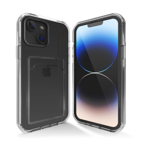 ShieldCase® ShieldCase iPhone 13 pasjeshouder hoesje bumper (transparant) ShieldCase® ShieldCase iPhone 13 pasjeshouder hoesje bumper (transparant)
