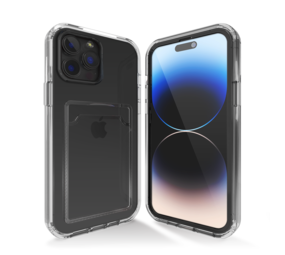 ShieldCase® iPhone 13 Pro Max pasjeshouder hoesje bumper (transparant) ShieldCase® iPhone 13 Pro Max pasjeshouder hoesje bumper (transparant)