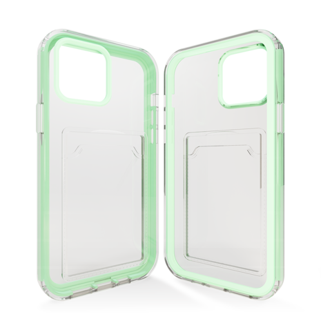 ShieldCase® ShieldCase iPhone 11 pasjeshouder hoesje bumper (turquoise) ShieldCase® ShieldCase iPhone 11 pasjeshouder hoesje bumper (turquoise)