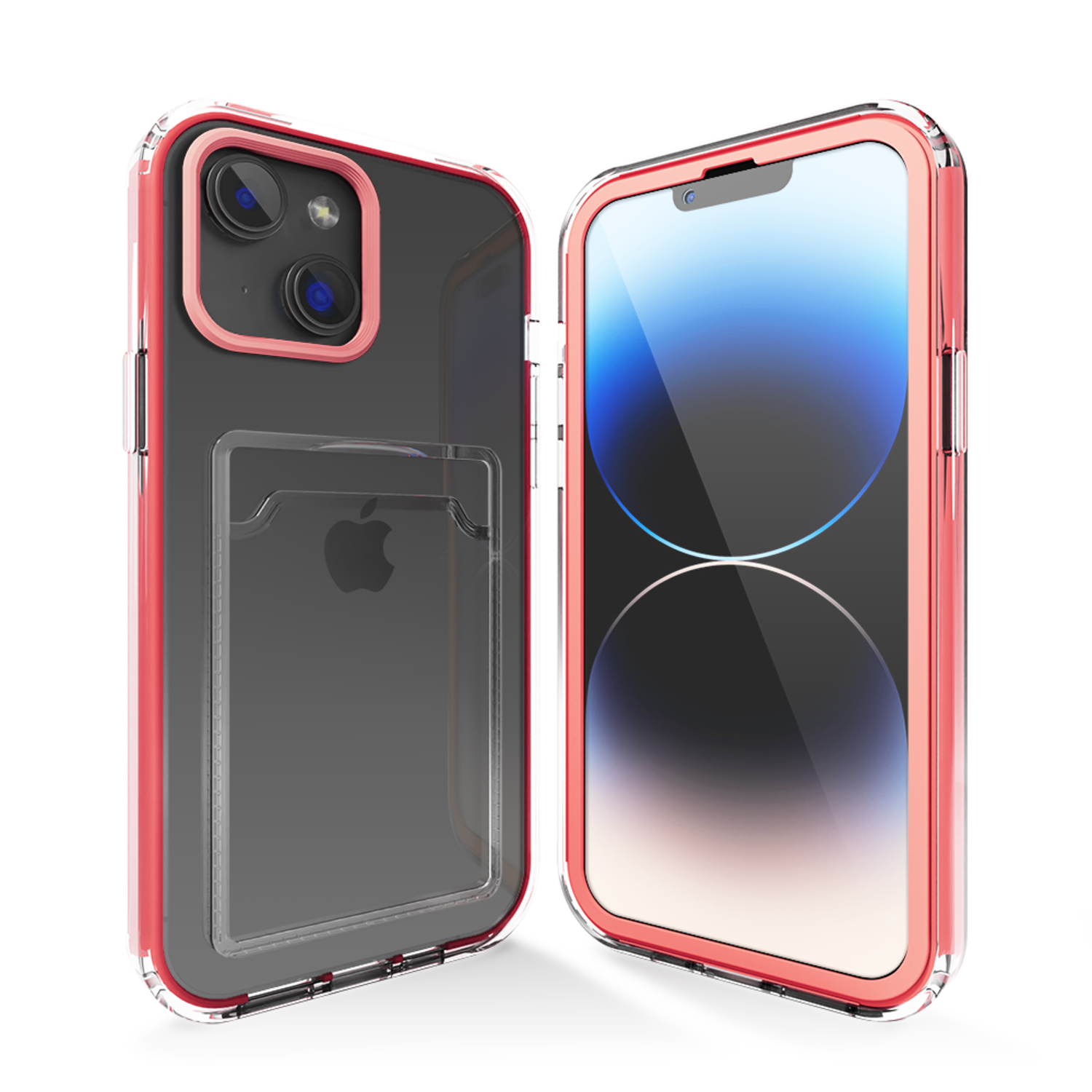 meten uitzondering Sada iPhone 13 Mini pasjeshouder hoesje bumper (pink) - Phone-Factory