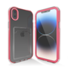 ShieldCase® ShieldCase iPhone X pasjeshouder hoesje bumper (knalroze) ShieldCase® ShieldCase iPhone X pasjeshouder hoesje bumper (knalroze)