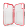 ShieldCase® ShieldCase iPhone X pasjeshouder hoesje bumper (knalroze) ShieldCase® ShieldCase iPhone X pasjeshouder hoesje bumper (knalroze)