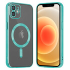 Coverzs Coverzs iPhone 12 Magsafe hoesje met camera cover (groen)