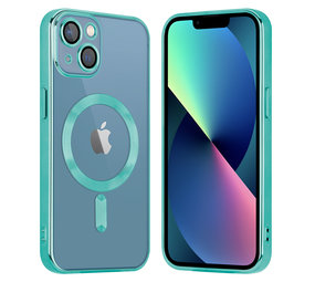 Coverzs iPhone 13 Magsafe hoesje met camera cover (groen) Coverzs iPhone 13 Magsafe hoesje met camera cover (groen)