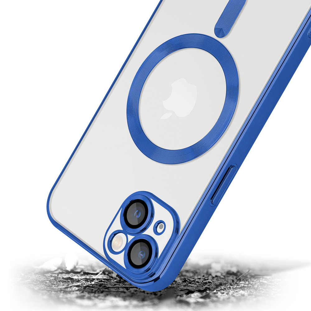 Coverzs Coverzs iPhone 14 Plus Magsafe hoesje met camera cover (blauw) Coverzs Coverzs iPhone 14 Plus Magsafe hoesje met camera cover (blauw)