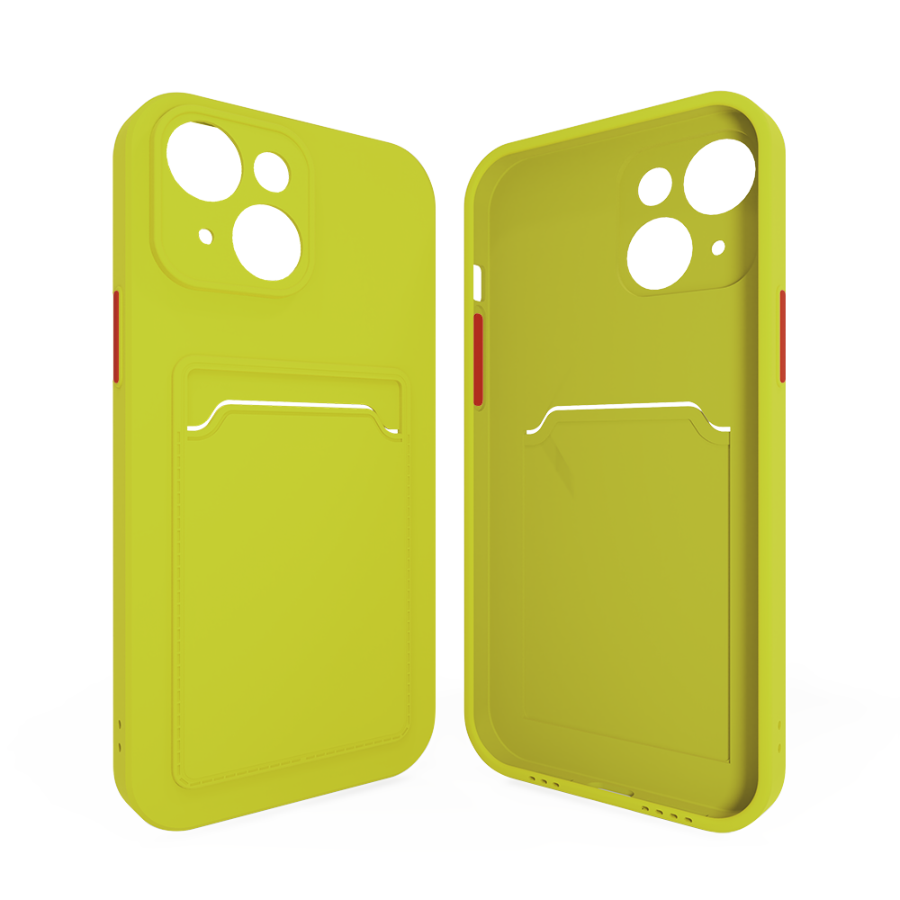 ShieldCase® ShieldCase iPhone 13 Mini backcover hoesje met pashouder (groen) ShieldCase® ShieldCase iPhone 13 Mini backcover hoesje met pashouder (groen)