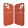 ShieldCase® ShieldCase iPhone 13 Mini backcover hoesje met pashouder (terracotta) ShieldCase® ShieldCase iPhone 13 Mini backcover hoesje met pashouder (terracotta)