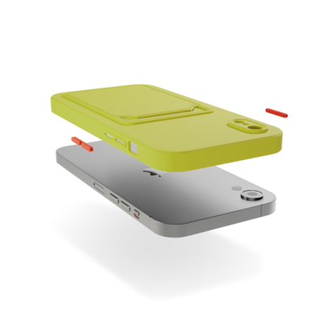 ShieldCase® ShieldCase iPhone Xr backcover hoesje met pashouder (groen) ShieldCase® ShieldCase iPhone Xr backcover hoesje met pashouder (groen)