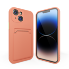 ShieldCase® ShieldCase iPhone 13 backcover hoesje met pashouder (roze)