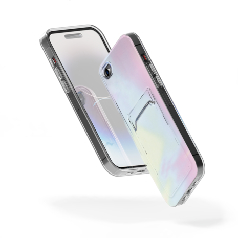 ShieldCase® ShieldCase iPhone 7/8/SE hoesje pasjes (Galaxy Pink) ShieldCase® ShieldCase iPhone 7/8/SE hoesje pasjes (Galaxy Pink)