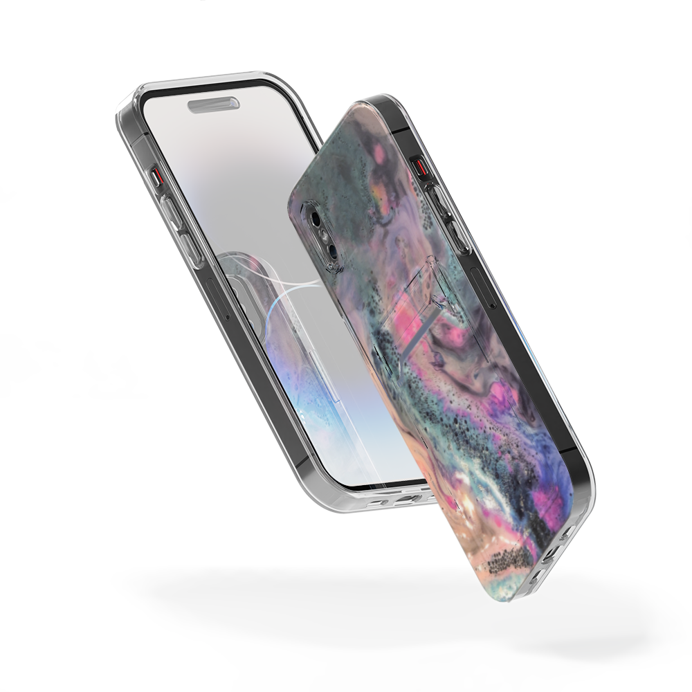 ShieldCase® ShieldCase iPhone X/Xs hoesje pasjes (Pastel Party) ShieldCase® ShieldCase iPhone X/Xs hoesje pasjes (Pastel Party)
