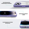Coverzs Coverzs iPhone 14 Pro solid bumper hoesje mat (paars) Coverzs Coverzs iPhone 14 Pro solid bumper hoesje mat (paars)