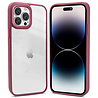 Coverzs Coverzs iPhone 14 Pro solid bumper hoesje mat (bordeaux) Coverzs Coverzs iPhone 14 Pro solid bumper hoesje mat (bordeaux)