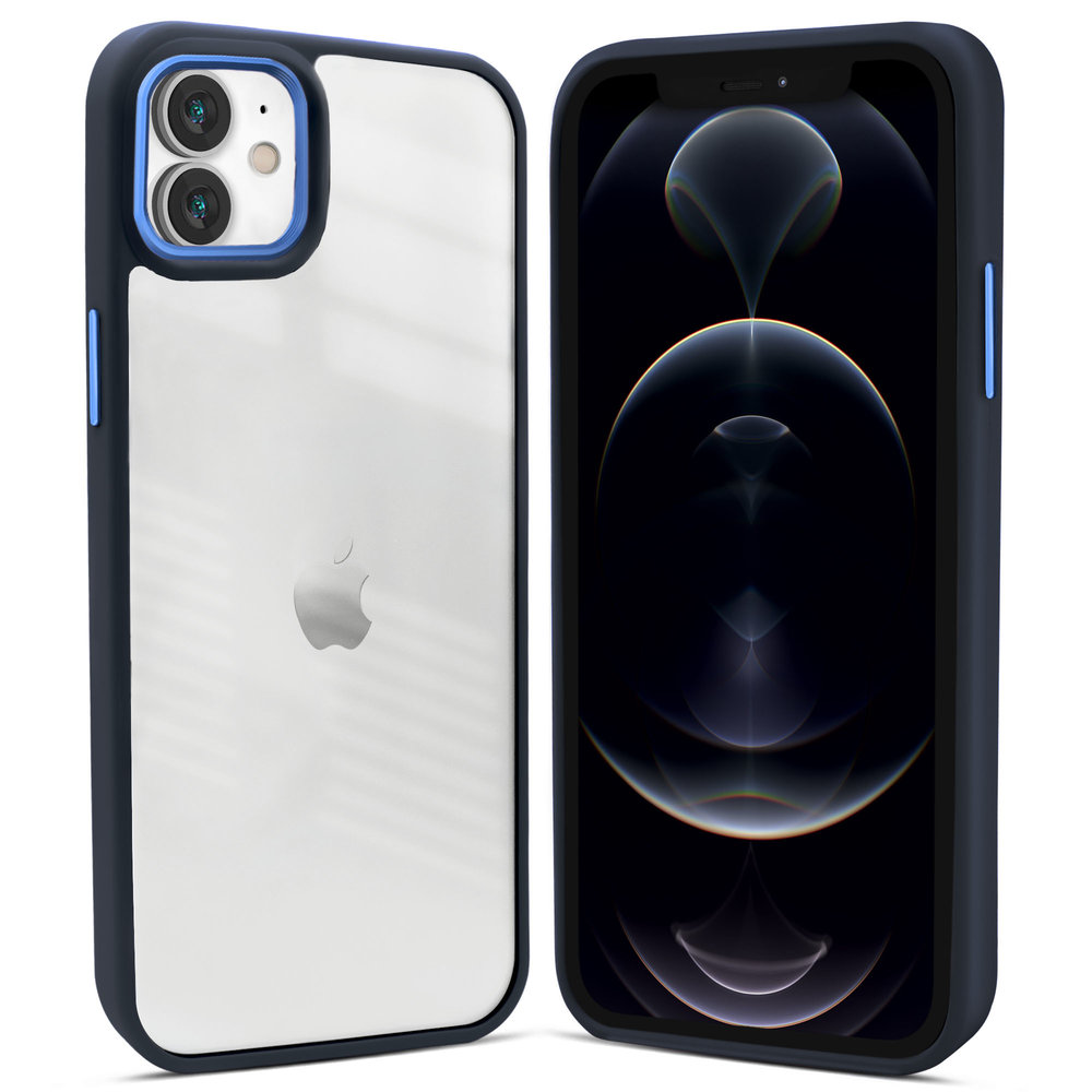 Coverzs Coverzs iPhone 11 solid bumper hoesje mat (blauw) Coverzs Coverzs iPhone 11 solid bumper hoesje mat (blauw)