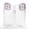 Coverzs Coverzs iPhone 12 Pro hoesje transparant camera cover (paars) Coverzs Coverzs iPhone 12 Pro hoesje transparant camera cover (paars)