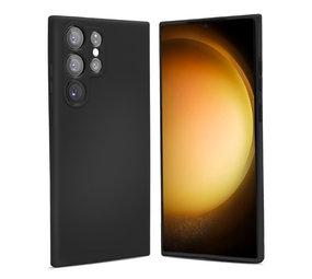 ShieldCase® Samsung Galaxy S23 Ultra silicone case (zwart)