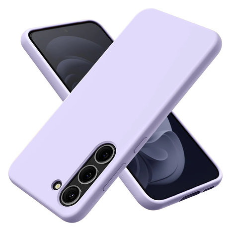 Ceezs Ceezs Silicone hoesje Samsung Galaxy S23 Plus (paars)