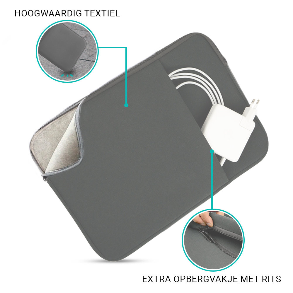 Coverzs Coverzs Laptophoes 14 Inch (grijs) Coverzs Coverzs Laptophoes 14 Inch (grijs)