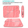 Coverzs Coverzs Luxe laptoptas met handvat 14 Inch (roze) Coverzs Coverzs Luxe laptoptas met handvat 14 Inch (roze)