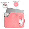 Coverzs Coverzs Luxe laptoptas met handvat 14 Inch (roze) Coverzs Coverzs Luxe laptoptas met handvat 14 Inch (roze)