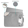 Coverzs Coverzs Luxe laptophoes 15.6 Inch (grijs) Coverzs Coverzs Luxe laptophoes 15.6 Inch (grijs)