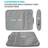 Coverzs Coverzs Luxe laptoptas met handvat 14 Inch (grijs) Coverzs Coverzs Luxe laptoptas met handvat 14 Inch (grijs)