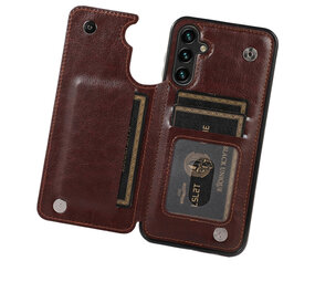 ShieldCase® Samsung Galaxy A14 4G/5G wallet case (bruin) ShieldCase® Samsung Galaxy A14 4G/5G wallet case (bruin)