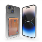 ShieldCase® ShieldCase iPhone 15 shock case met pasjeshouder (transparant)
