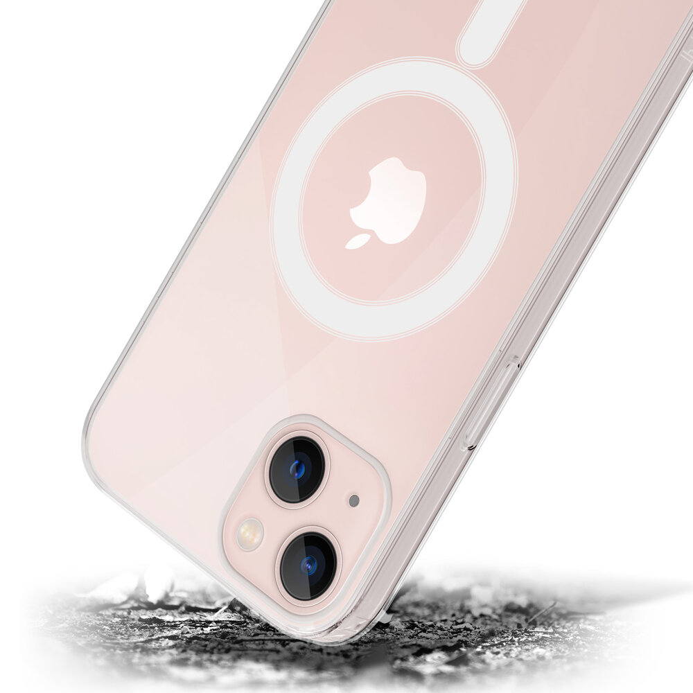 ShieldCase® ShieldCase iPhone 15 Plus siliconen hoesje met MagSafe (transparant)