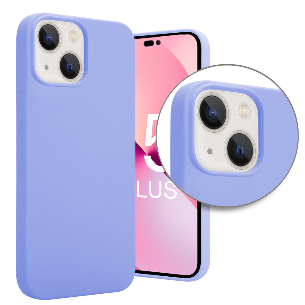 ShieldCase® ShieldCase iPhone 15 Plus siliconen hoesje (paars)