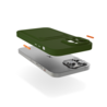 ShieldCase® ShieldCase iPhone 15 Pro siliconen hoesje met pasjeshouder (donkergroen)