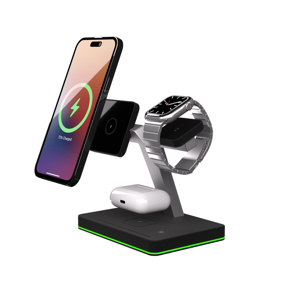 3 in 1 Magnetische docking station voor Apple producten - Phone-Factory